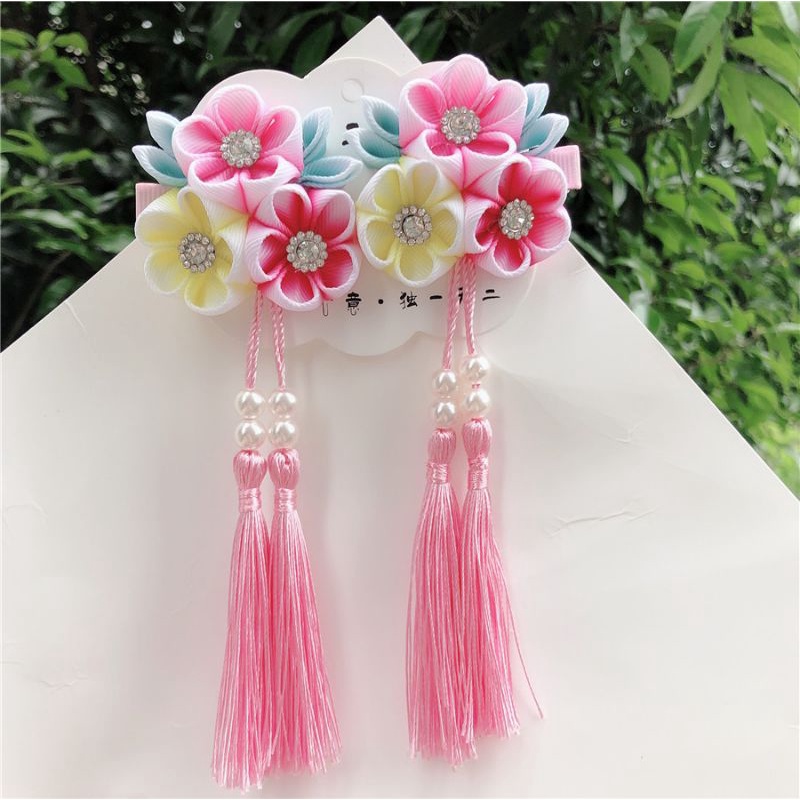 Kẹp tóc kanzashi 03