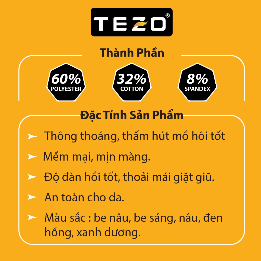 Áo thun tăm nữ cao cấp TEZO cổ 3 phân tay dài body 6 màu tươi trẻ thích hợp cho mùa thu đông 2110AT3T02