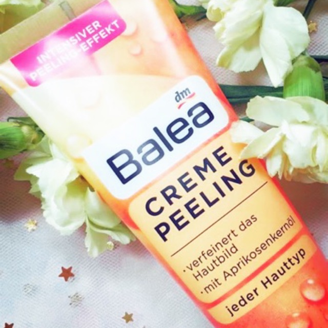 🇩🇪 Kem tẩy tế bào chết Balea Creme Peeling, chiết xuất trái mơ