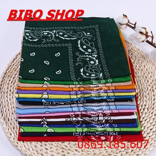 [GIÁ HỦY DIỆT] Khăn Turban Bandana Vuông,  Khăn Turban Thời Trang Làm Áo Yếm, Choàng Cổ, Đeo Tay,Đeo Túi Xách, Thắt Lưng