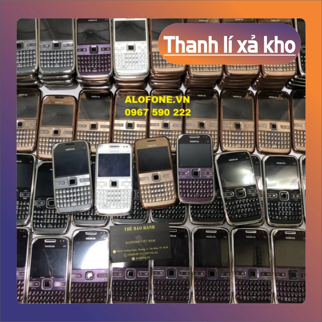 THANH LÝ XẢ KHO Điện Thoại Nokia E72 Wifi 3G Bảo Hành 12 Tháng Chơi Game online THANH LÝ XẢ KHO