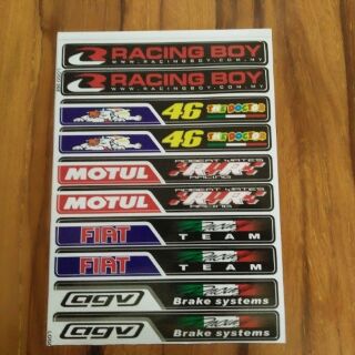 Bộ tem dán phuộc trang trí xe racingboy 5 cặp