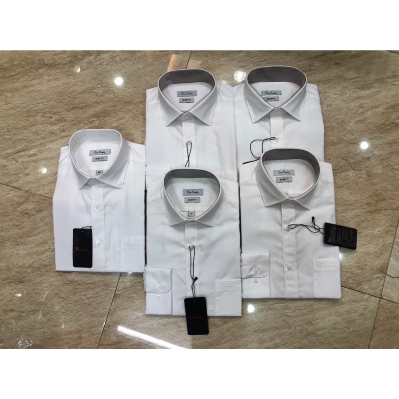 Sơ mi nam dài tay Pierre cardin xuất Hàn xịn chỉ dư màu trắng | BigBuy360 - bigbuy360.vn