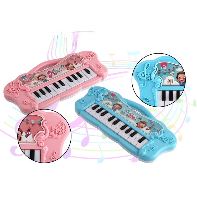Đồ chơi đàn piano điện tử mini Zhan Qi Toys đa năng tùy chọn màu sắc cho bé