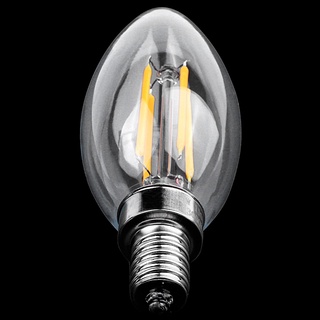 4 Bóng đèn led e12 4w cob 10x3.5cm hình ngọn lửa