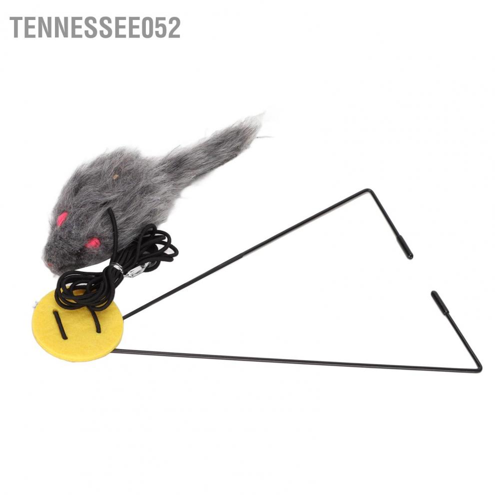 Đồ chơi chuột treo cửa tùy chỉnh có thể thu vào kèm móc hình tam giác cho mèo