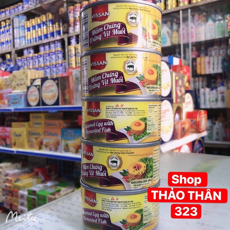 T11/2024-Mắm Chưng Trứng Vịt Muối Vissan 200g