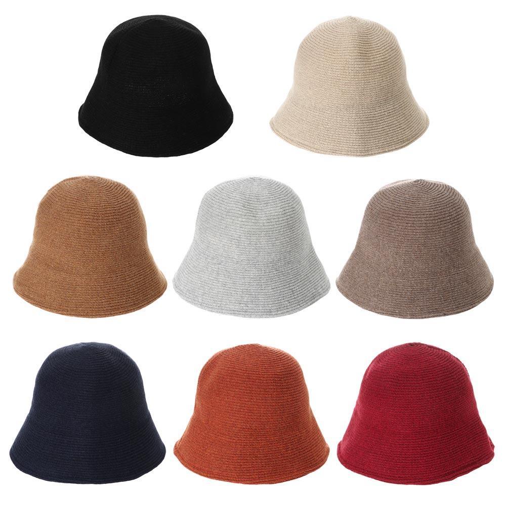 ROSE Mũ Bucket Len Chống Nắng Giữ Ấm Thời Trang Trẻ Trung
