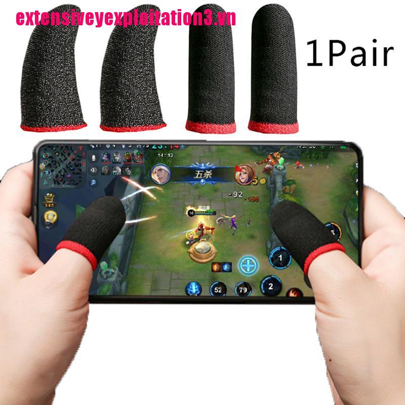 Set 2 Găng Đeo Ngón Tay Chống Mồ Hôi Khi Chơi Game