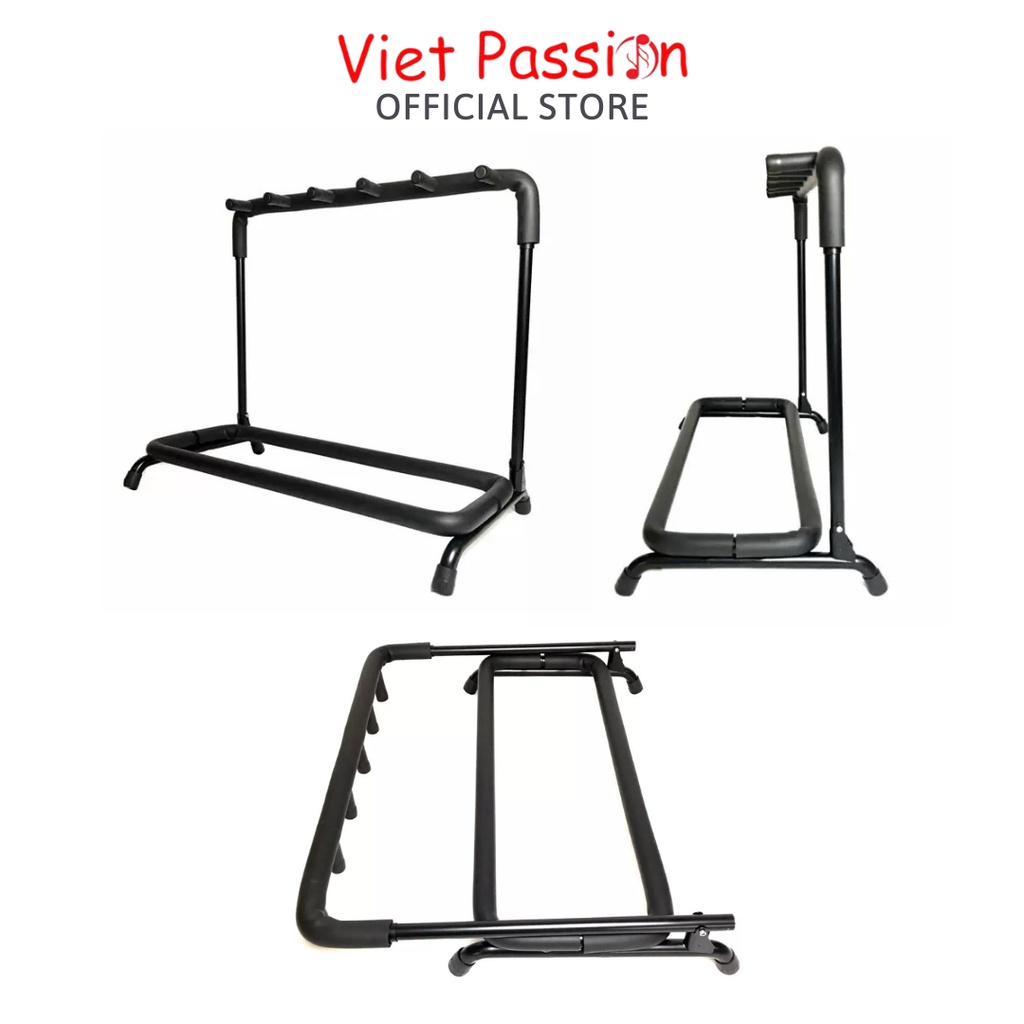 Giá để đàn guitar chân dựng đàn nhiều cây loại 3 và 5 cây đàn ghita thùng bass electric Viet Passion