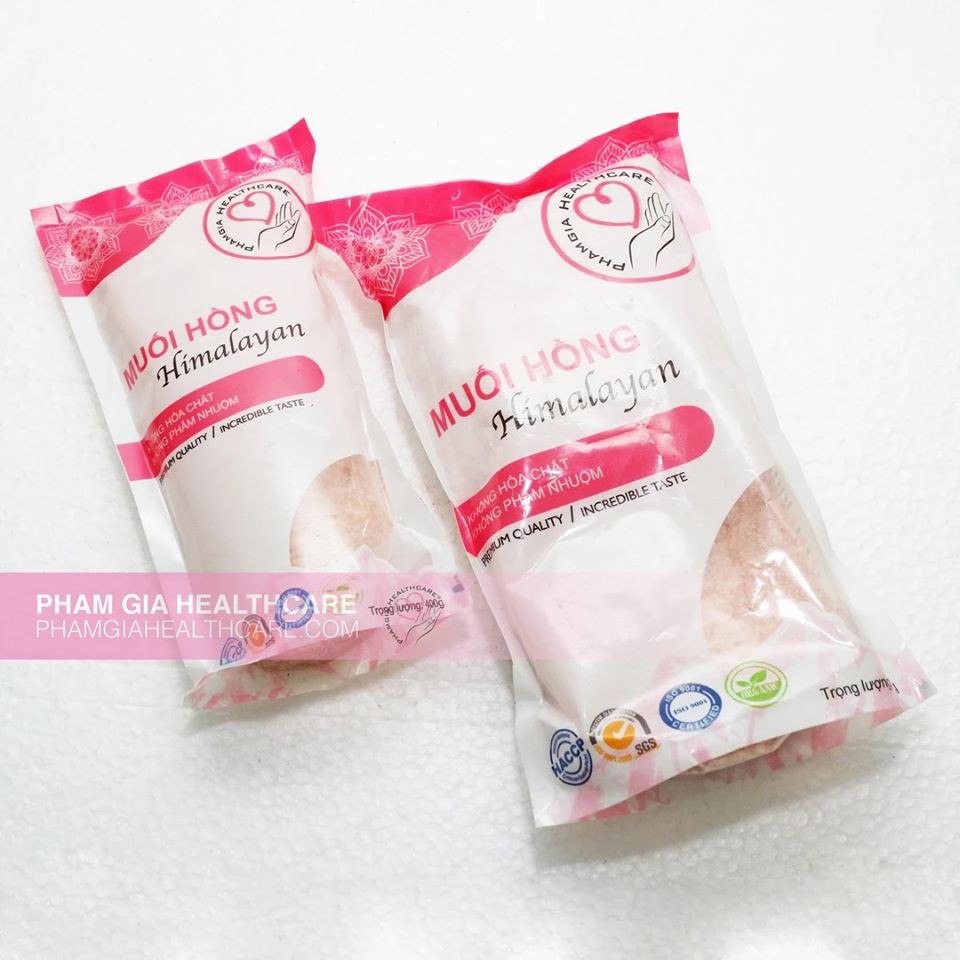 MUỐI HỒNG HIMALAYAN Gói 400g - HÀNG CHÍNH HÃNG | BigBuy360 - bigbuy360.vn