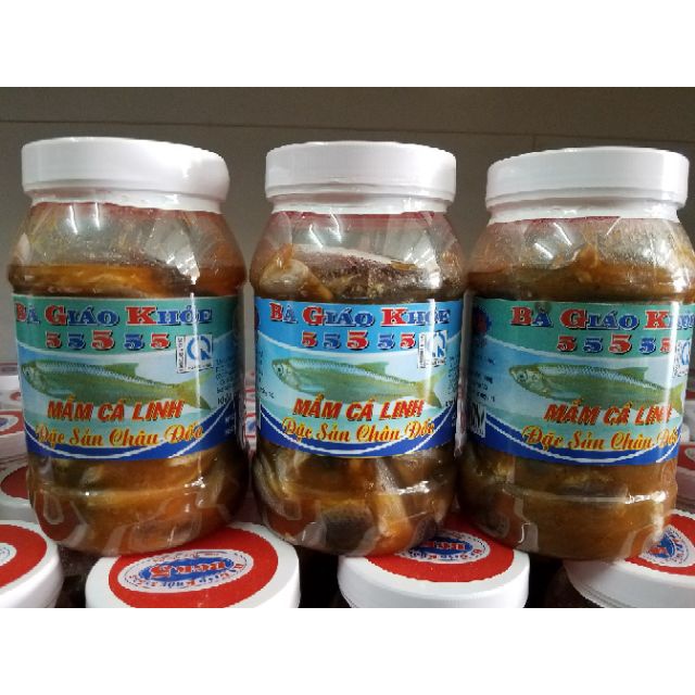 Mắm Cá Linh Bà Giáo Khỏe - Hủ 500g - Đặc Sản Châu Đốc An Giang