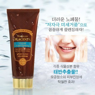 Sữa rửa mặt placenta 3w clinic 180ml