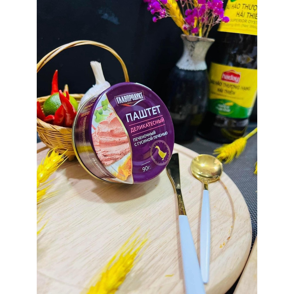 Pate gan ngỗng Nga chính ngạch hộp 90gr