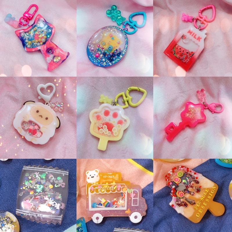 MÓC KHOÁ SHAKER - SHAKER KEYCHAIN SIÊU LONG LANH