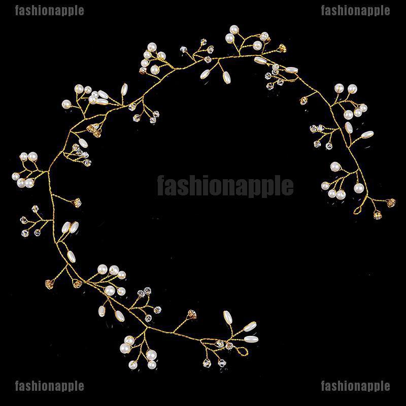 ❀❀ Cài Tóc Đính Ngọc Trai Giả 50cm Cho Cô Dâu