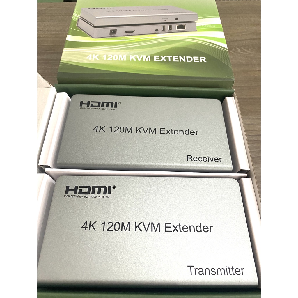 Bộ kéo dài HDMI và USB qua dây quang xa 20km. Bộ truyền hình ảnh, kéo dài HDMI GT-HDMIEXKVM qua LAN 120M
