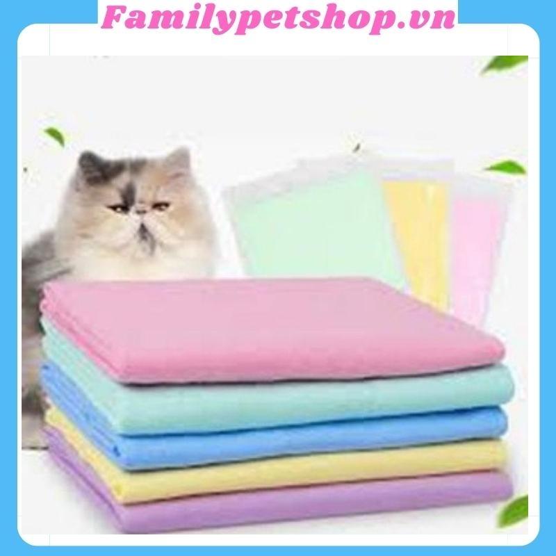 Khăn tắm cho chó mèo thú cưng siêu thấm - familypetshop.vn