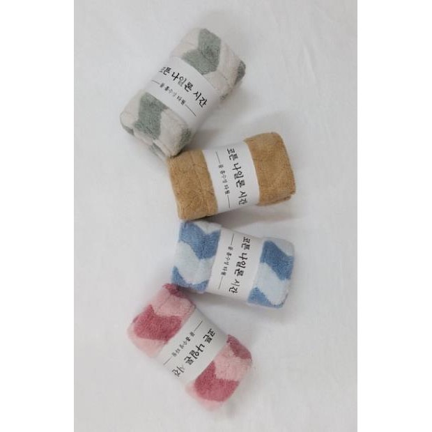 Khăn mặt Hàn Quốc cotton siêu thấm kích thước 30x50cm