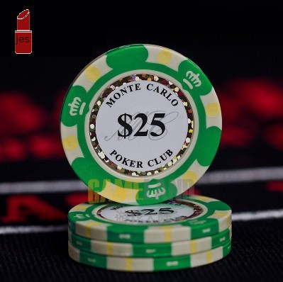 #Trang trí tiệc# Casino Professional Casino Chip Poker Chips 14g Clay/Iron/ABS Casino Chips Texas Hold'em Poker Wholesale Monte Carlo Crown Poker Chips