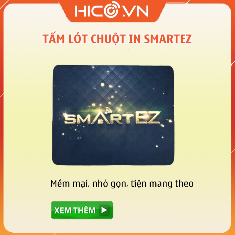Tấm lót chuột in Smartez mềm mại PM003 cỡ nhỏ dành cho dân văn phòng sinh viên, nhỏ gọn, thuận tiền khi mang theo