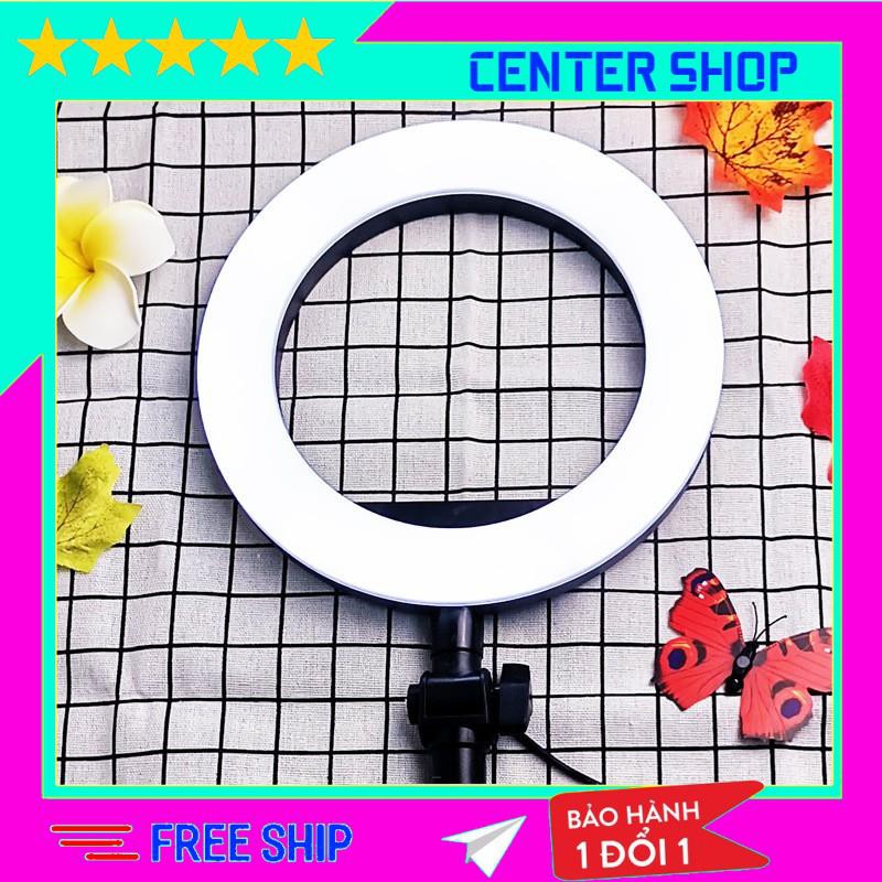 Đèn Led livestream 20cm, đèn livestream hỗ trợ trang điểm, chụp ảnh, quay phim 3 chế độ sáng - center shop | BigBuy360 - bigbuy360.vn
