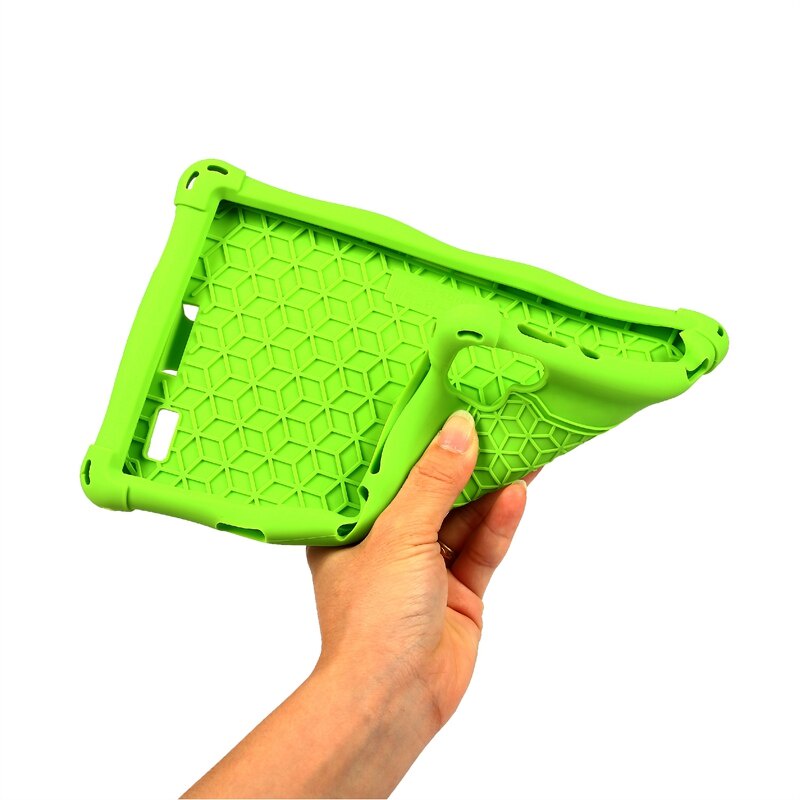 Ốp máy tính bảng silicon có giá đỡ và dây đeo dành cho Samsung Galaxy Tab A7 Lite 2021 8.7 Inch T220 T225