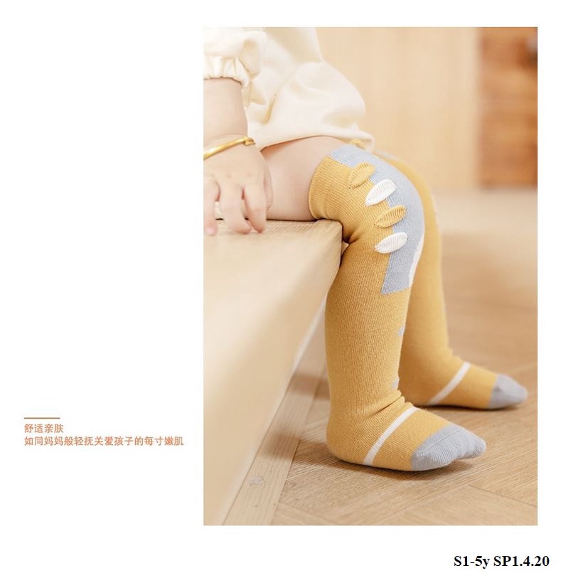 TT20 Tất, vớ cổ dài thu đông hình thú phong cách Hàn Quốc cho bé yêu size 0-3 tuổi