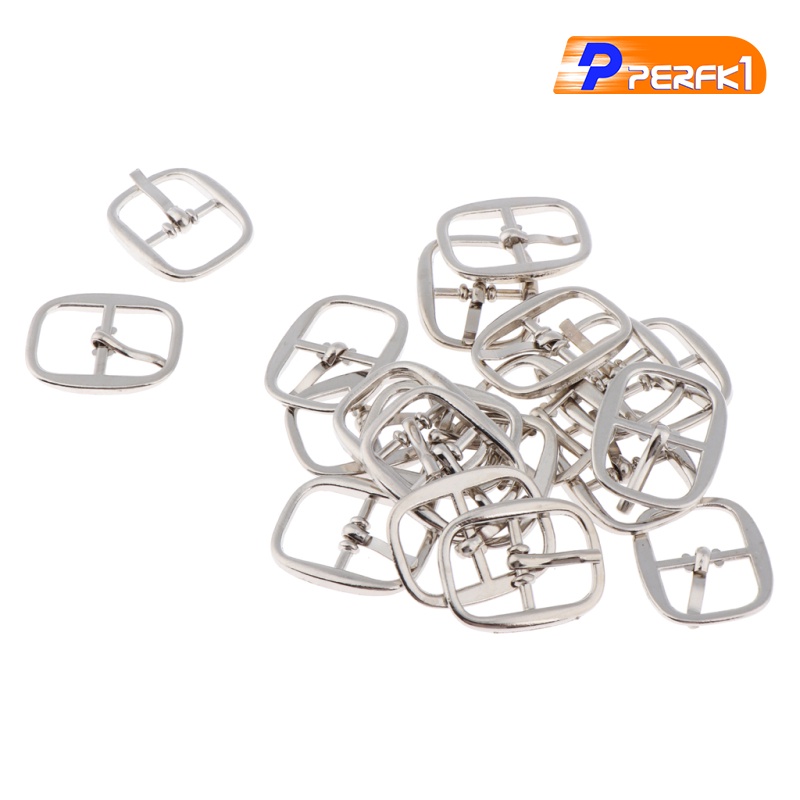 Hot-Single Prong Belt Buckle Center Bar Buckles Pin Purse DIY Accessories Silver