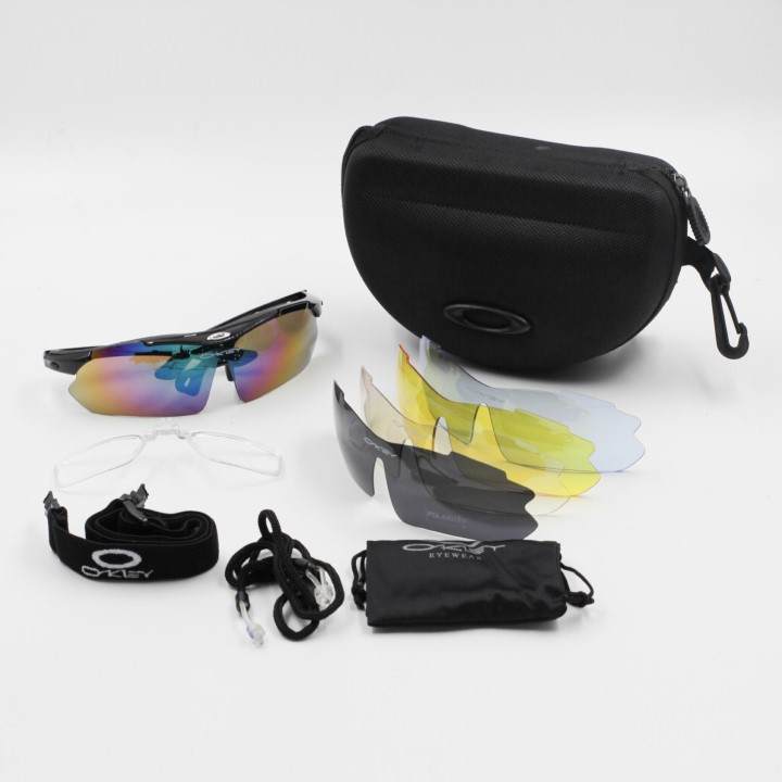 Bán buôn - Bộ kính PUBG O.A.K 5 IN 1 - Kính mát thể thao, Kính đi xe đạp thành phố, Kính thời trang cao cấp