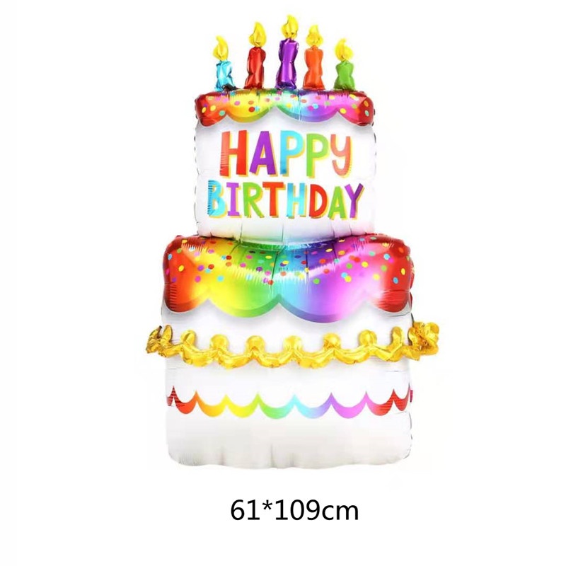 Bong Bóng Hình Chú Hề 4D Trang Trí Bánh Sinh Nhật