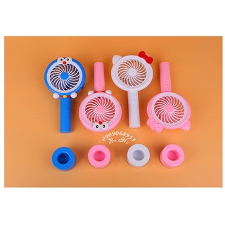 Quạt sạc mini kitty thay pin được