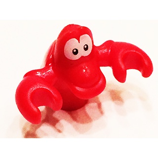 Lego Cua Sebastian / bb0624pb01: Crab, The Little Mermaid with White Eyes, Small Black Pupils Pattern