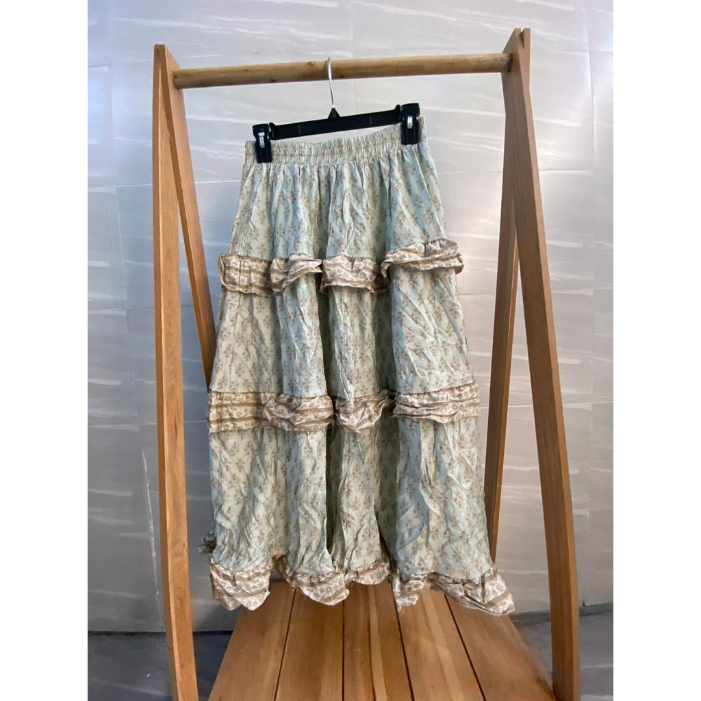 Hàng xuất xịn - Chân váy hoa maxi Blupep xuất xịn