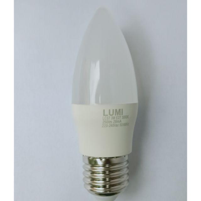 Bóng Nến Led trái ớt đục 3w C37 đui xoáy E27 Thích hợp làm đèn ngủ đèn chùm thả đèn trang trí Decor quán