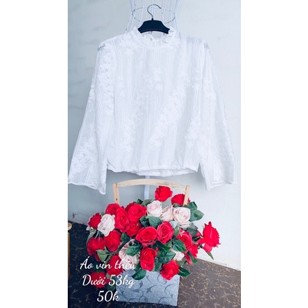 Áo vin trắng kiểu
