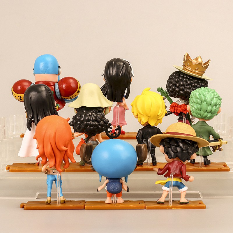 Combo bộ 10 mô hình chibi One Piece Team Luffy cực đẹp - One piece