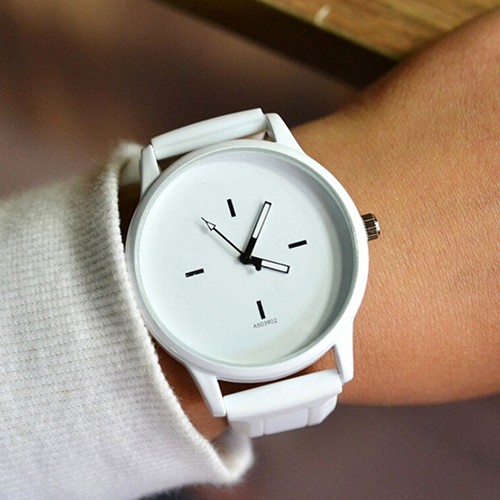 Đồng Hồ Quartz Dây Đeo Silicon MềM MạI DàNh Cho CặP Đôi