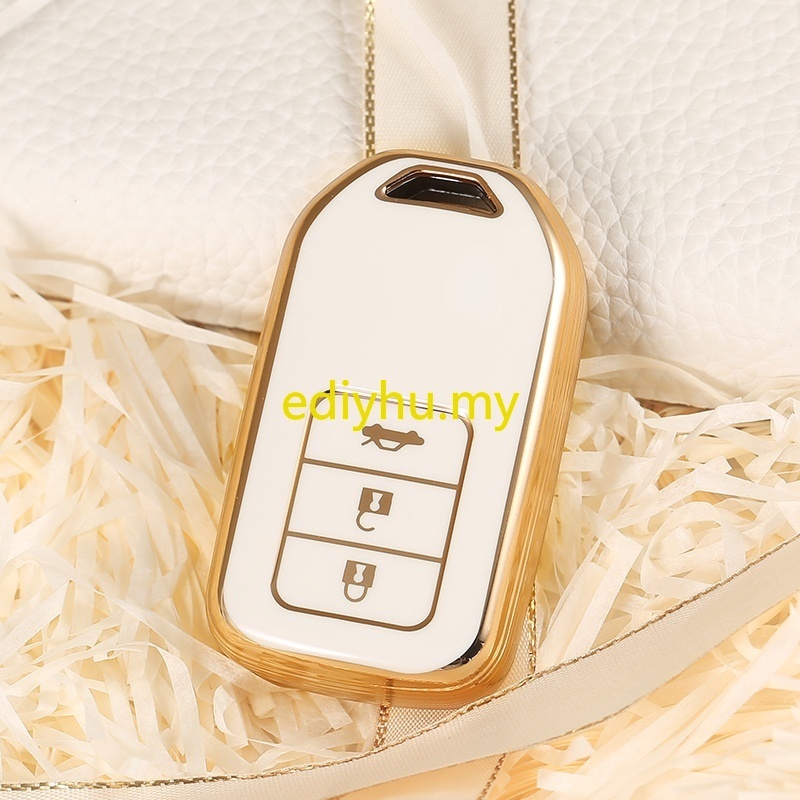 Vỏ Bọc Chìa Khóa Điều Khiển Từ Xa Bằng TPU Mềm Cho Honda Civic City Accord CRV CR-V XR-V Odyssey Vezel Jade Crider
