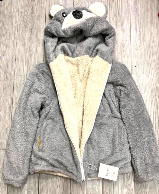 Áo khoác lông gấu siêu cute dễ thương hot trend | BigBuy360 - bigbuy360.vn