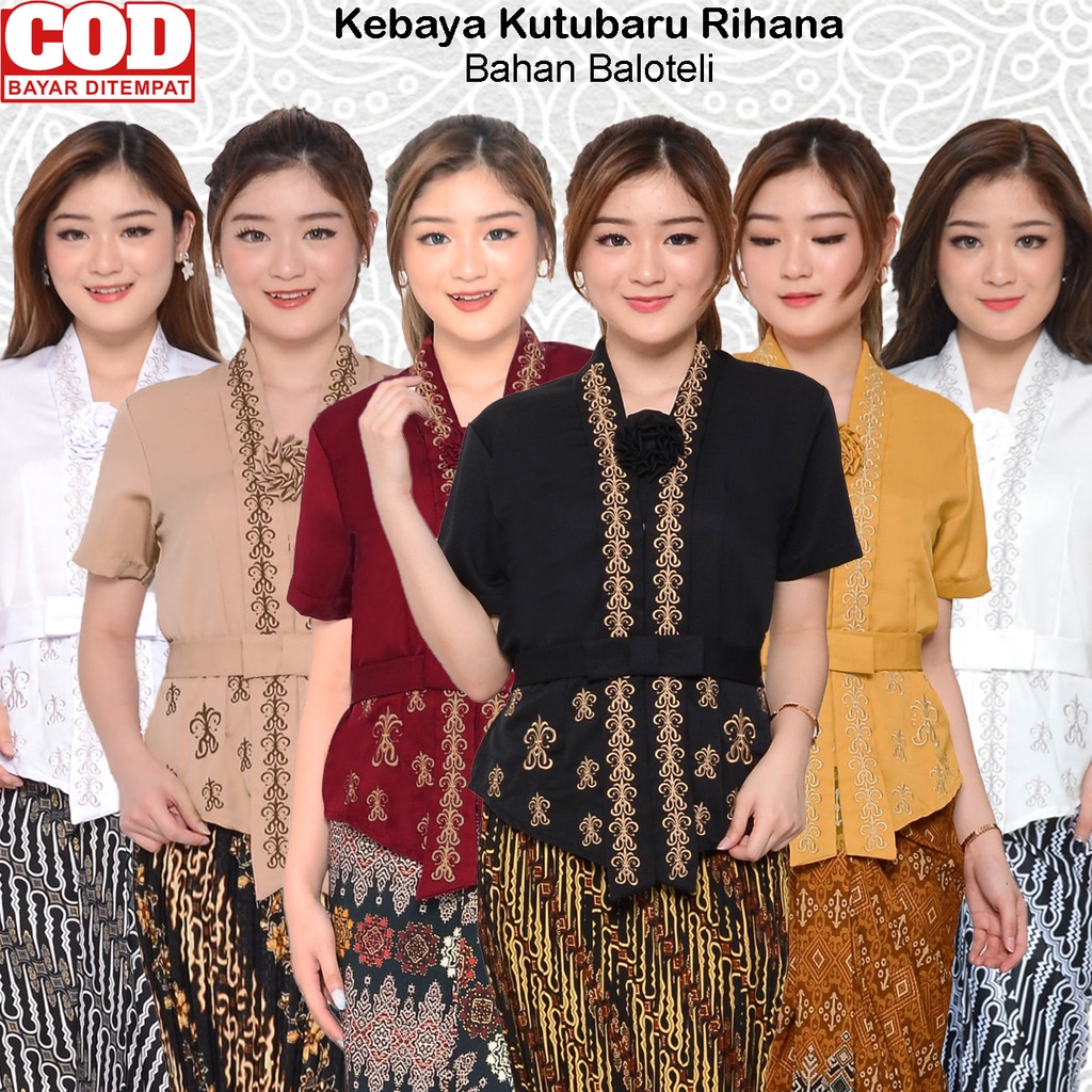 Mới Nhất Áo Sơ Mi Thêu Javanese Hiện Đại Mới Nhất Kiểu Thanh Lịch / Áo Kiểu Lễ Tốt Nghiệp Thanh Lịch / Tiệc Javanese / Áo Blouse Javanese Hiện Đại Mới Nhất