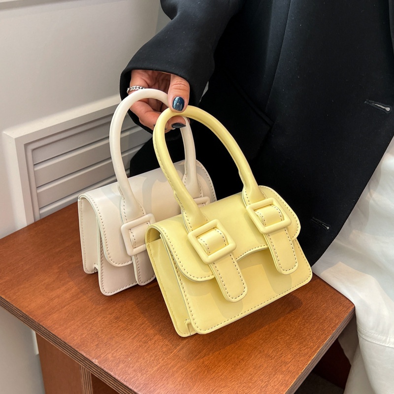 Túi Đeo Vai Bằng Da PU Màu Kẹo Ngọt Phong Cách Hàn Quốc Dành Cho Nữ