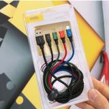 Cáp sạc nhanh, dây 4 in 1 đa năng dành cho các thiết bị ip micro typce