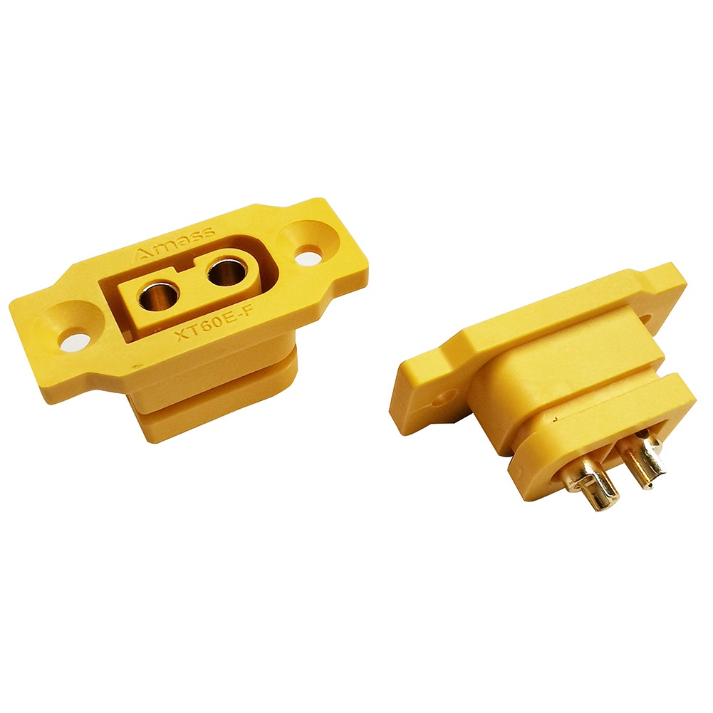 Đầu Nối Pin Amass XT60E-F Female Mạ Vàng / Đồng Thau Cho Mô Hình Điều Khiển Từ Xa