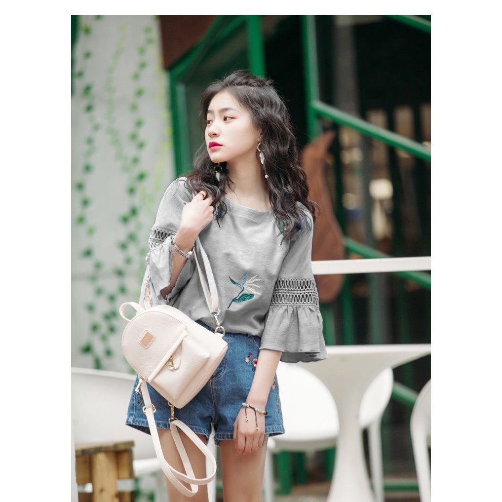 Áo thun nữ tay xòe đẹp mắt  - A10