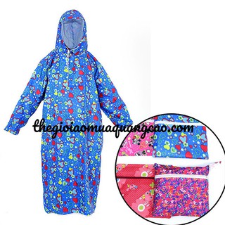 ÁO MƯA TRẺ EM BÍT VẢI DÙ CAO CẤP CHO BÉ NHIỀU SIZE (ĐƯỢC CHỌN MÀU)