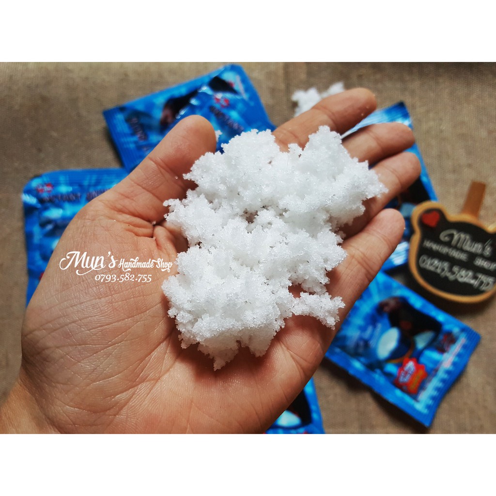 Tuyết nhân tạo gói 8gr ❄❄ Trang trí mô hình giáng sinh, noel