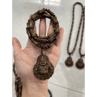 Vòng trầm hương sánh chìm đeo cổ -vòng trầm đeo cô
