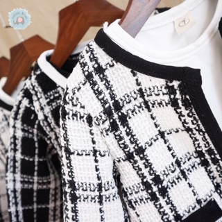 Set váy áo dạ bé gái