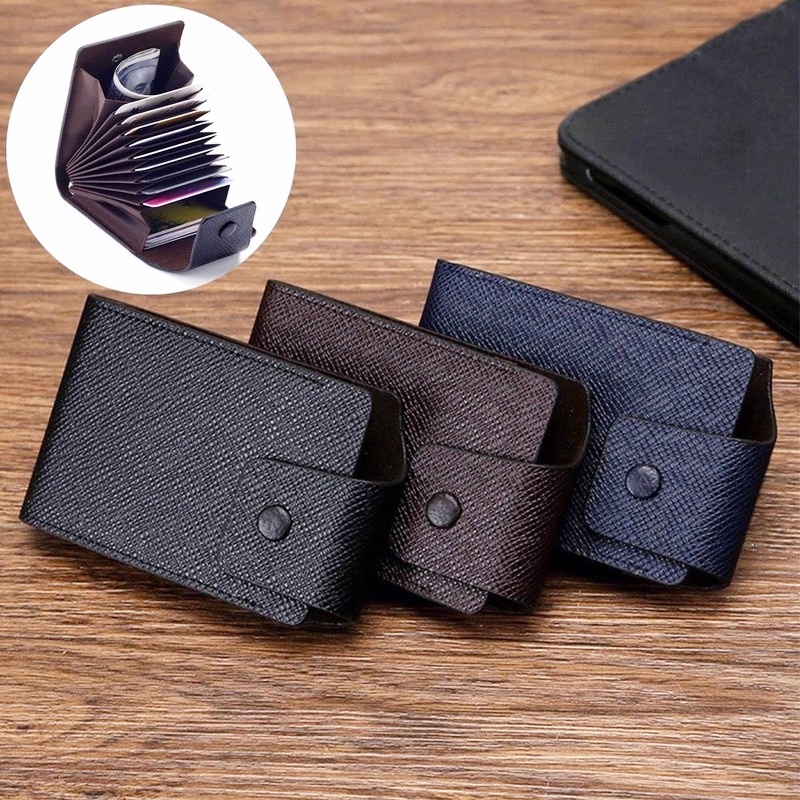 Ví Da PU Nhiều Ngăn Phong Cách Âu Mỹ Cổ Điển